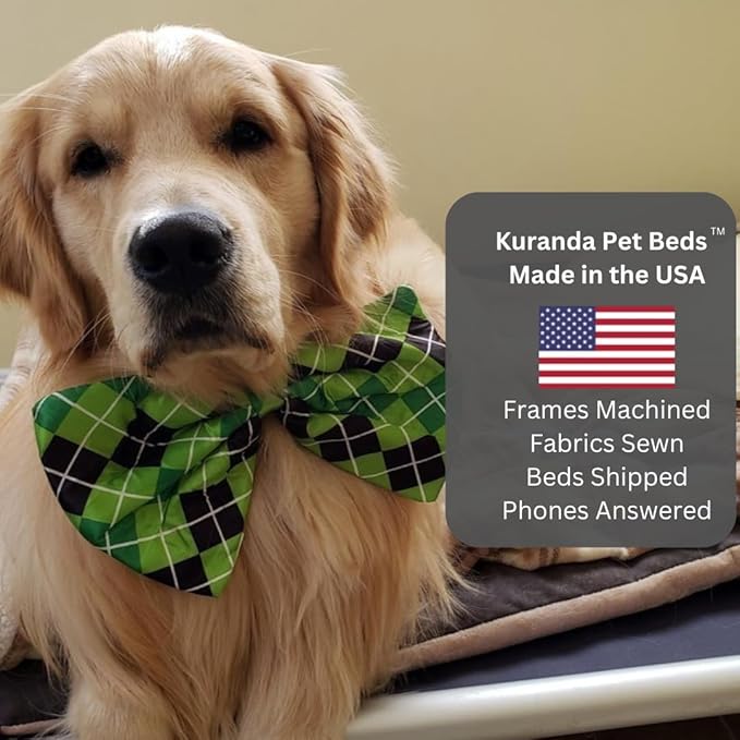 Kuranda Chewproof Elevated Pet Bed - Silver Aluminum - 25" x 18" - Sunsure Textilene - Sierra