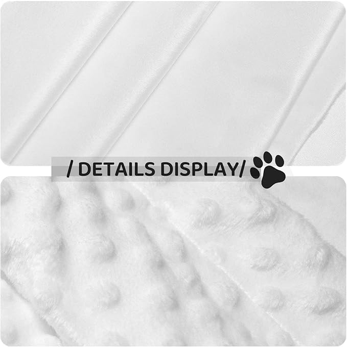 Two Sided Pet Cuddler Blanket for Anxiety Calming, Rasta Reggae Music Note Weedleaf Leaf, Reversible Plush Design with Bubble Dot Pattern Provides Familiar Surface Anywhere