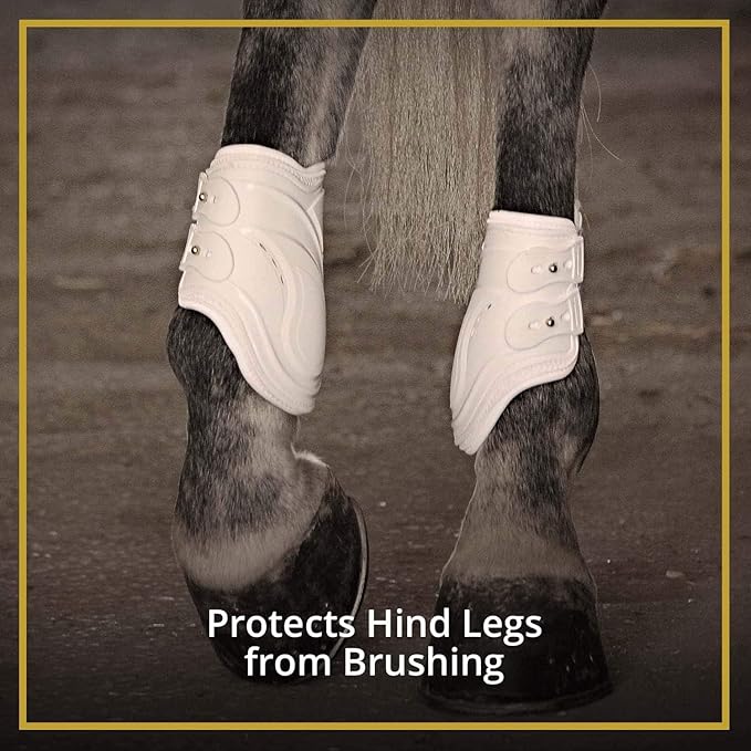 Kavallerie PRO-K Soft No Turn Bell Boots Ultimate Hoof Protection, with Anti-Spin Fastening System, Durable & Prevents Overreaching