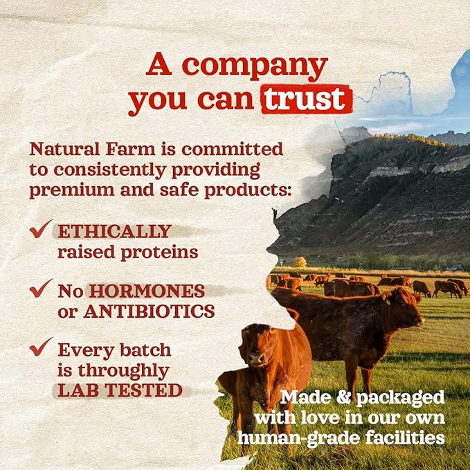 Natural Farm Odor-Free Collagen Chews (12 Inch, 3 Pack), Long Lasting Bully Sticks & Rawhide Alternative Dog Treats, 95% Collagen Low Fat, High Protein Best Dental Dog Treats ā Medium & Large Dogs