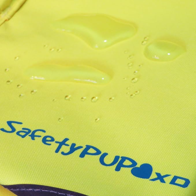 Dog Reflective Vest – Hi-Vis Fluorescent Visibility That Helps to Safeguard Your Pet On/Off Leash in Urban & Rural Areas (Yellow, Large)