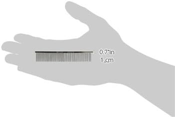 Resco US-Made Combination Comb for Dogs and Cats, Chrome