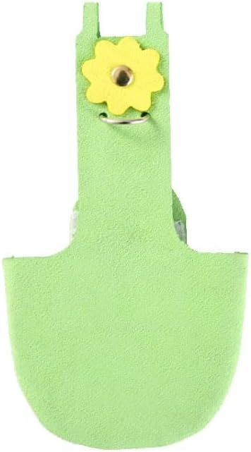 Parrot Clothes, Bird Diapers, Tiger Skin Peony, Flight Suit - Key Features for Avian Comfort and Style (Green, XS, Count, 1)