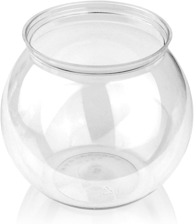 Newpol Mini Plastic Aquarium Starter Kits, Fish Tank (0.8Gallon/ 3L)