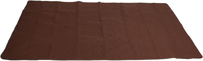 Dog Bed Cover, Pet Blanket Sofa Couch Furniture Protector for Large Dog, Noiseless Quilted Non Slip Bottom, Easy to Remove, 52x82 Inch Brown Polyester, TPU (52x82inch)