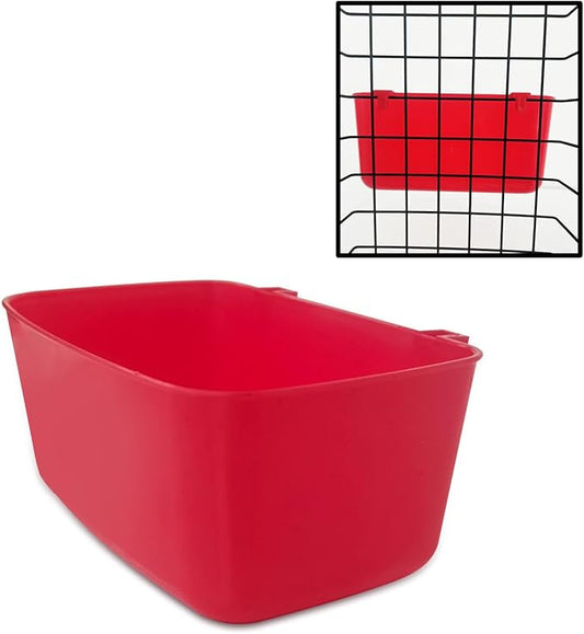 26 Pack Rabbit Feeder Waterer Chicken 21 oz Food Water Cage Cups Puppy Cat Hanging Feeding Dish Coop Bowl Watering Container Treats Drinker for Pigeon Bird Bath Basin Hamster Bed