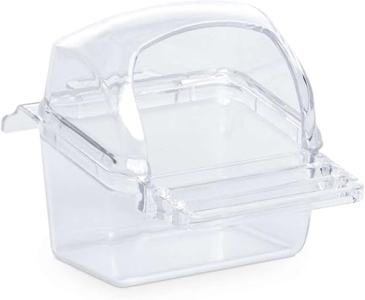 Prevue Pet Products BPV1219 1-Card Hooded Bird Cage Plastic Cup, Colors Vary