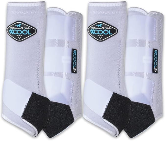Professional's Choice 2XCOOL Sports Medicine Horse Boots | Protective & Breathable Design for Ultimate Comfort, Durability & Cooling in Active Horses | 2 Pack