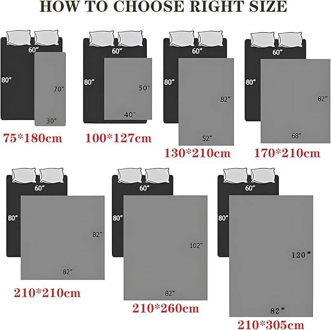 Waterproof Dog Bed Cover Pet Blanket, Soft Pet Couch Covers for Sofa Washable, Bed Couch Sofa Furniture Protector for Puppy Cat Kids (Black,210 * 305 CM)