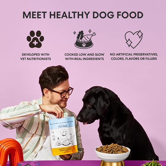 The Pets Table Grain Free Air Dried Dog Food 2 Pack - Beef & Berries + Salmon & Whitefish, 48 Ounce (Pack of 2)