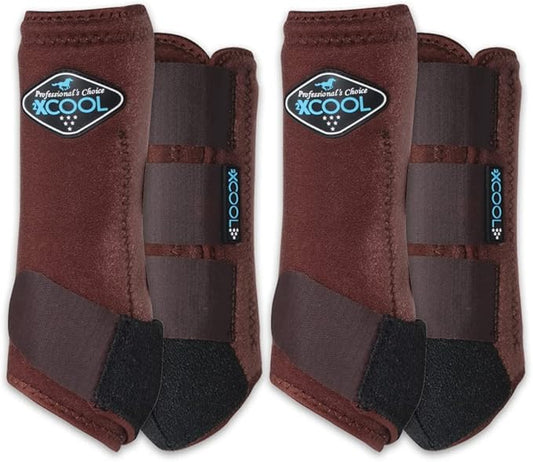 Professional's Choice 2XCOOL Sports Medicine Horse Boots | Protective & Breathable Design for Ultimate Comfort, Durability & Cooling in Active Horses | 2 Pack