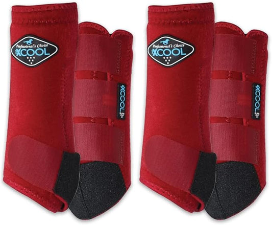 Professional's Choice 2XCOOL Sports Medicine Horse Boots | Protective & Breathable Design for Ultimate Comfort, Durability & Cooling in Active Horses | 2 Pack