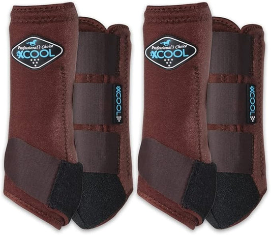 Professional's Choice 2XCOOL Sports Medicine Horse Boots | Protective & Breathable Design for Ultimate Comfort, Durability & Cooling in Active Horses | 2 Pack