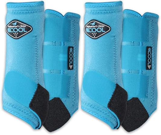 Professional's Choice 2XCOOL Sports Medicine Horse Boots | Protective & Breathable Design for Ultimate Comfort, Durability & Cooling in Active Horses | 2 Pack