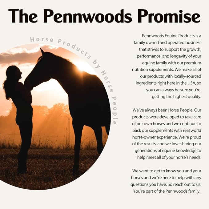 Pennwoods Body Builder Compete: Advanced Horse Weight Gain Supplement, Designed for Competition and Sale, 11lb Bag