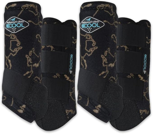 Professional's Choice 2XCOOL Sports Medicine Horse Boots | Protective & Breathable Design for Ultimate Comfort, Durability & Cooling in Active Horses | 2 Pack