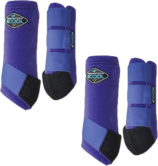Professional's Choice 2XCOOL Sports Medicine Horse Boots | Protective & Breathable Design for Ultimate Comfort, Durability & Cooling in Active Horses | 2 Pack