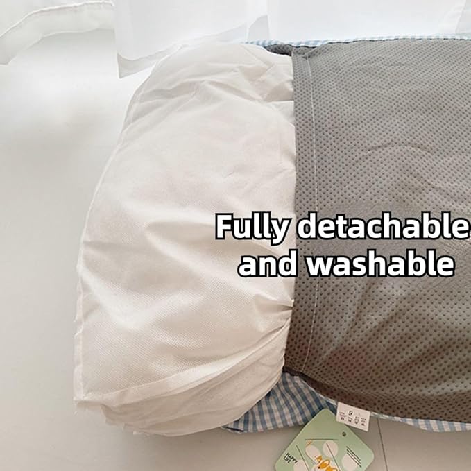 Dog Bed for Small Dogs, Dog Mattress with Pillow for Crate Kennel, Sofa Dog Bed, Super Soft Pet Bed for Medium, Small Dogs Breeds,Pet Bed Puppy Bed,Beds & Furniture (Blue,Medium)