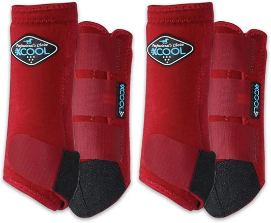 Professional's Choice 2XCOOL Sports Medicine Horse Boots | Protective & Breathable Design for Ultimate Comfort, Durability & Cooling in Active Horses | 2 Pack