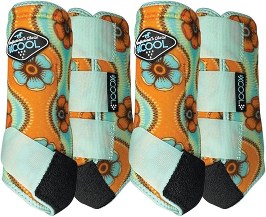 Professional's Choice 2XCOOL Sports Medicine Horse Boots | Protective & Breathable Design for Ultimate Comfort, Durability & Cooling in Active Horses | 2 Pack