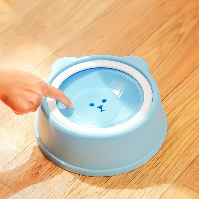 Pet Water Bowl- Portable Dog Water Dispenser, No Spill Water Bowl for Dogs with Spill-Proof Design, Perfect for Dogs and Cats, Keeps Your Pet Hydrated Anywhere (Pink)