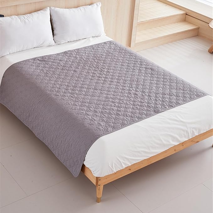 GIBZ Waterproof Dog Bed Blanket Cover Anti Slip Pet Furniture Protector Washable Large Washable Quilted Mat for Indoor, Khaki, 170x200cm