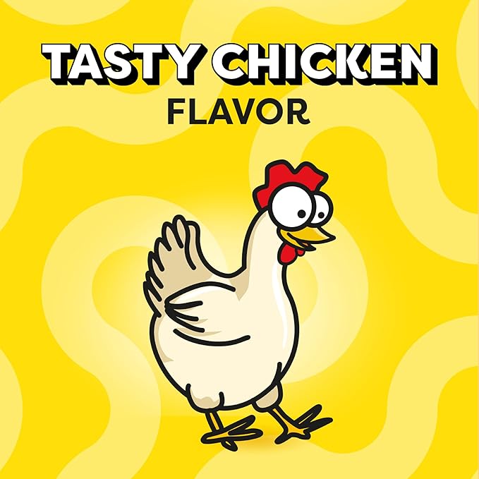 Temptations Classic Crunchy and Soft Cat Treats, Tasty Chicken Flavor, 3 oz. Pouch (Pack of 12)