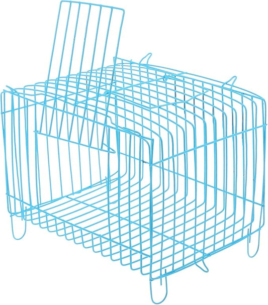 Portable Metal Bird Carrier Cage Travel Cage for Birds Lightweight Convenient Design for Parrots Cockatiels Pets Secure Stylish Habitat for Travel