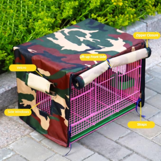 MANON ROSA Bird Cage Cover - Lightproof Birdcage Covers Nighttime- Ideal for Parrots Cockatiels Parakeets Cockatoos Lovebirds Finches Budgerigars Conure (XL(14.2" Lx13.4 Wx20.5 H),Blue)