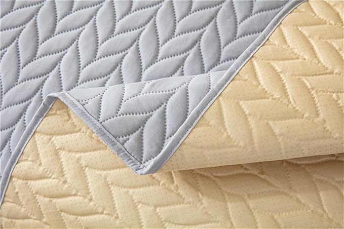 GIBZ Waterproof Dog Bed Cover Anti Slip Pet Furniture Protector Washable Blanket Large Soft Quilted Mat, Coffee, 170x210cm