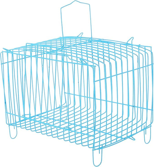 POPETPOP Travel Carrier for Birds, Iron Bird Travel Carrier Cage, Portable Birds Carrying Cage, Bird, for Parrots Conures Lovebird Cockatiel Parakeets