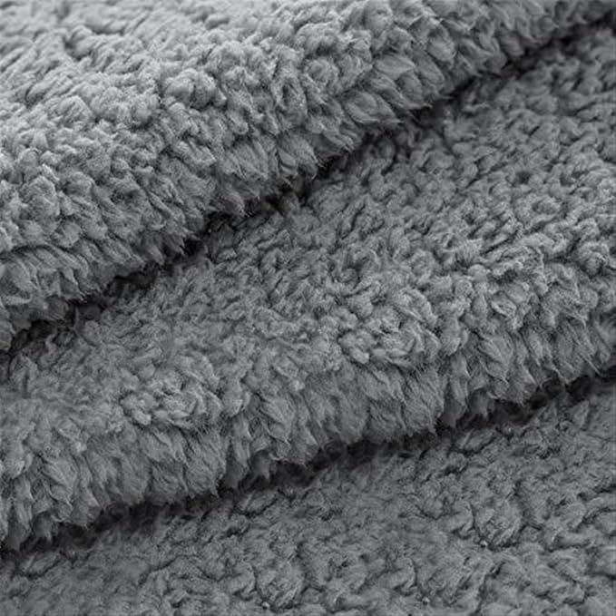 Pet Blankets for Couch Sofa Bed Dog Blankets Reversible Cat Blanket Soft Furniture Protector Cover for Small Medium Large Dogs Cats, Grey, 31 x 39 inches