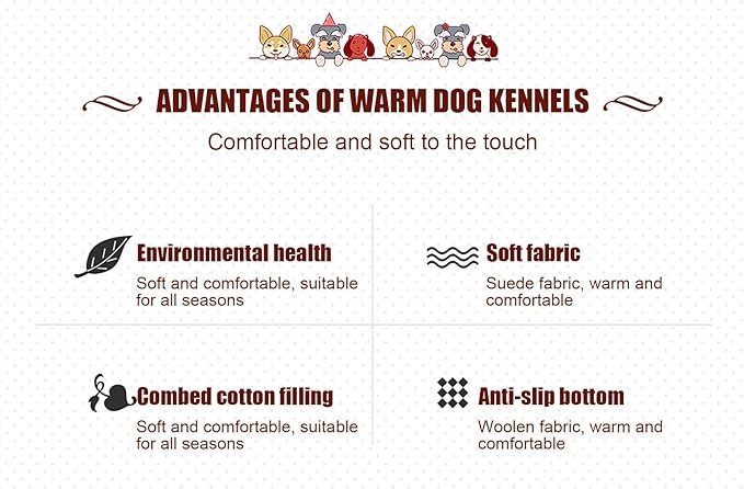 Suede Sofa Dog Bed, Multiple Sizes Orthopedic Memory Foam Mattress, Durable and Calming, Washable Dog Bed with Anti-Slip Bottom XL Khaki