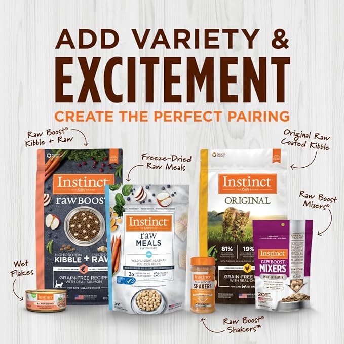Instinct Raw Boost Small Breed, Natural Dry Dog Food with Freeze Dried Pieces, High Protein, Grain Free Recipe - Real Chicken, 3.5 lb. Bag