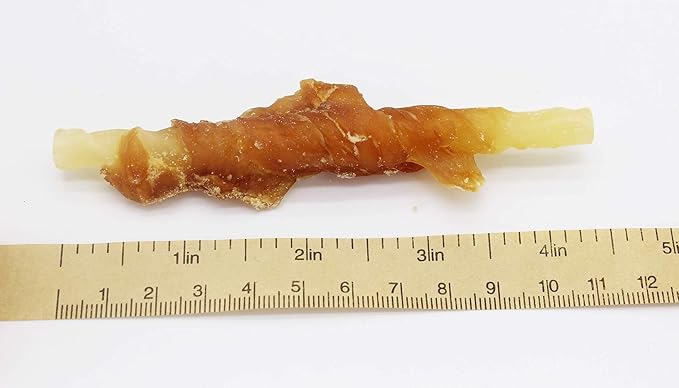 Dog Treats Soft Chews Rawhide Free Chicken Wrapped Cod Sticks for Puppy Training Snacks Dog Chews Treats 0.5lb/227g