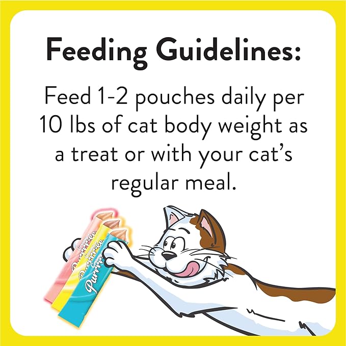 Temptations Creamy Puree Squeezable Lickable Wet Cat Treat Variety Pack, 0.42 oz. Tubes, 24 Count, Pack of 2 (48 Total)