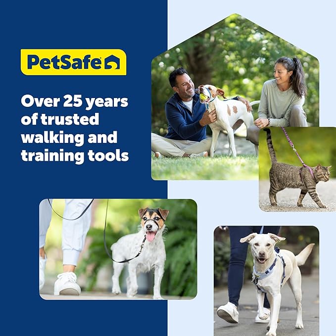 PetSafe Gentle Leader No-Pull Headcollar - Breathable Lightweight Walking Halter - Minimal Strap Design & Padded Nose Loop - Snout-Specific Fit - Helps Gain Easy Control