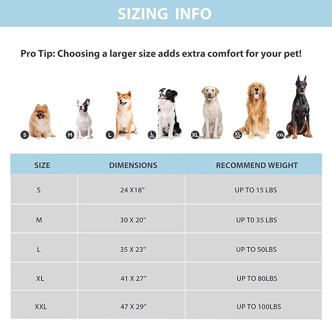 Dog Cooling Mat for Medium Dogs - 30x20 Orthopedic Memory Foam Pet Pad for Summer, QMAX>0.5, Washable Premium Comfort Crate Pad for Your Furry Companion, Grey
