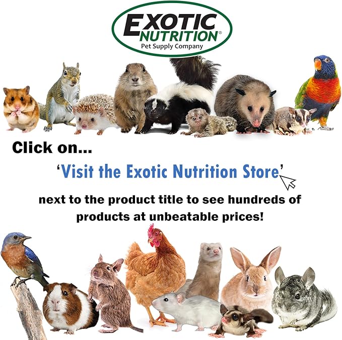 Premium Insectivore Diet (1.25lb) - Healthy Nutritious Chicken Based High Protein Pellet Diet - for Sugar Gliders, Hedgehogs, Opossums, Skunks & Other Insectivores
