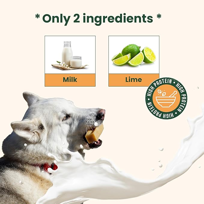 KATHMANDU'S - 100% Natural Himalayan Cheese Dog Chews - for Small Dogs (Pack of 15) - for Improved Dental Hygiene & Protein-Rich Nutrition, No Preservatives