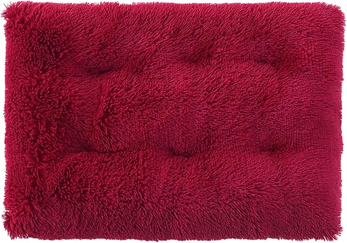 Dog Crate Mat, Dog Bed for Large Dogs, Comfy Fluffy Kennel Pad Anti-Slip for Dog beds & Furniture, Quilted Dog Bed for Pets for Medium/Small Dogs Cats (Color : Green, Size : 30x21)