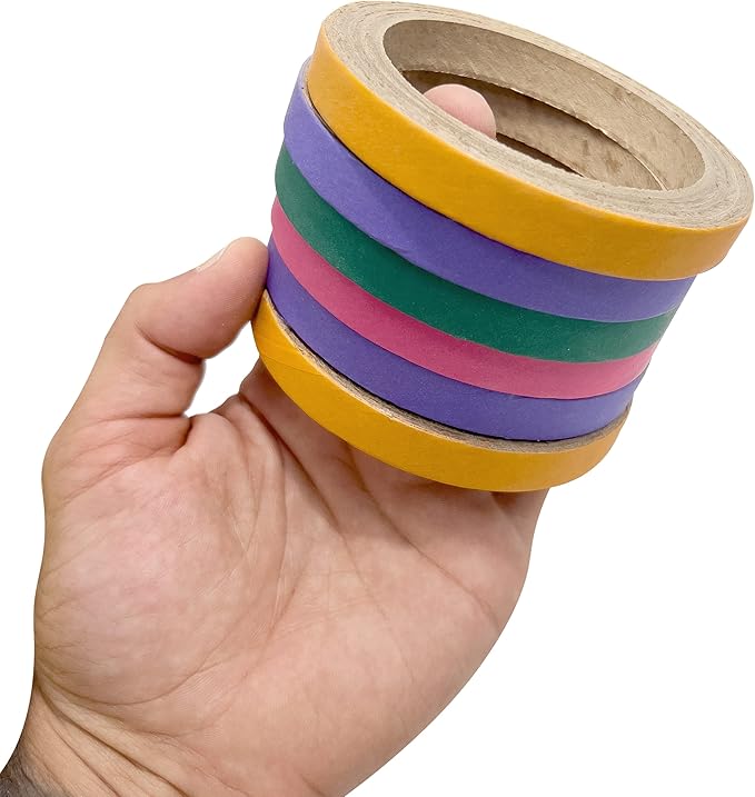 8014 Big 4 Inch Donuts Pk18 - Large Size Compressed Cardboard Chewable Bird Foot Toys, Bright Outer Paper Strip, Lots of Shreddable Layers, Great for Med to Large Size Birds