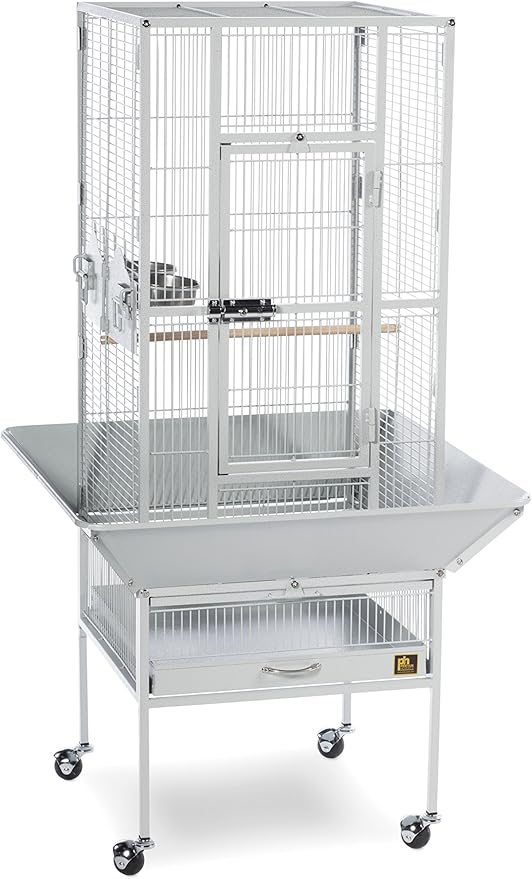 Prevue Pet Products 3351W Park Plaza Bird Cage, Pewter,Small