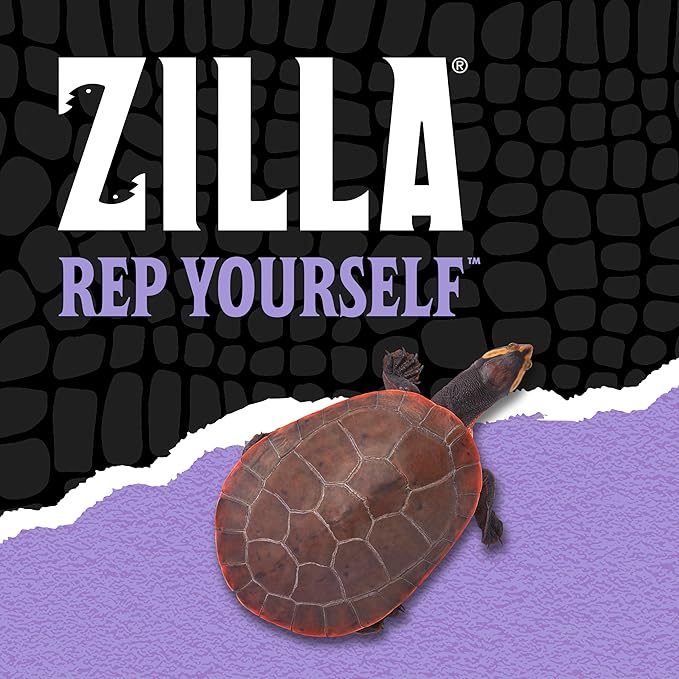 Zilla Pet Aquatic Turtle Sticks, Natural with Added Vitamins and Minerals, Nutrient-Rich Floating Food for Turtles, 1 lb