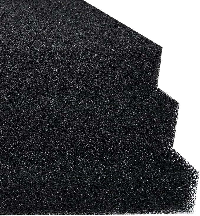 ALEGI Aquarium Sponge Filter Pad, Bio Filter Media Foam Sponges, Cut-to-Size Foam for Fish Tank (20"x20"x1.57" (50PPI))