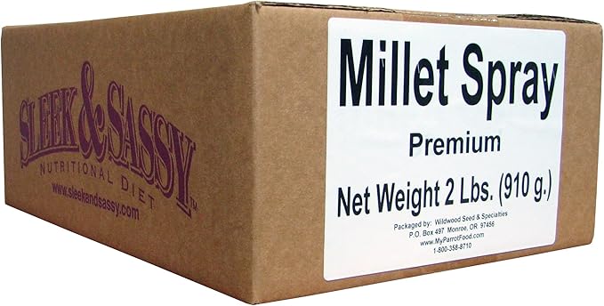 SLEEK & SASSY Golden Farms® Premium Millet Spray for Birds (2 Lbs.)