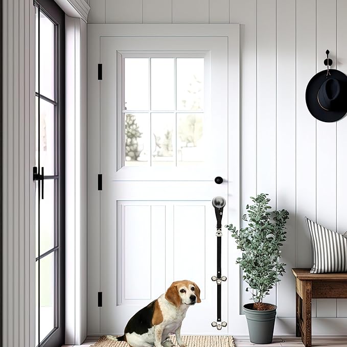 Caldwell's Pet Supply Co. Dog Potty Bells, Dog Door Bell, Bells to Go Outside, Potty Training Bell, Dogs Doorbell, Dogs Potty Doorbell, Ring to Go Pee, All Breed Puppy Training Tool