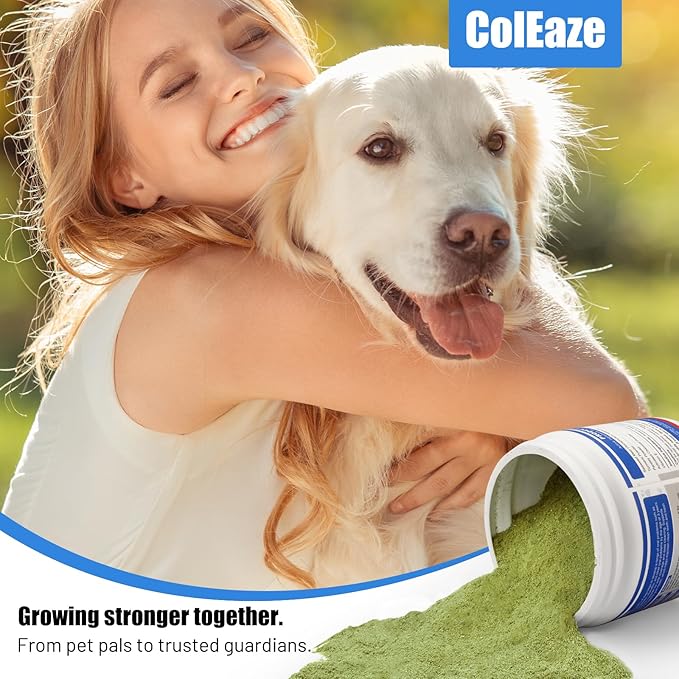 Dog Teeth Cleaning Powder 180G - Dog Dental Powder and Breath Freshener, Dogs Dental Care Supplies, Bad Breath & Tartar Remover for Dogs - Pet Dental Cleaner for All Breeds & Sizes - 60 Day Supply