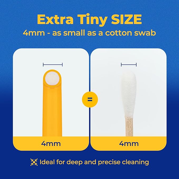 PETHROOM] Pet Toothbrush for Cats and Dogs | Round Shaped Head with Ultra Soft Bristle for Deep Cleaning Dental Care, Kitten and Small Dogs, Tartar Plaque Removal (Deep Point)