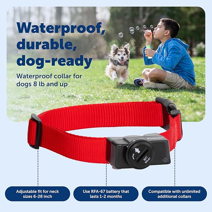 PetSafe 2-Dog Wireless Pet Containment System - Original Wireless Electric Fence for Dogs - Covers Up to 1/2 Acre - for Pets 5lb+